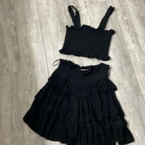 The Impeccable Pig skirt and cropped  top set excellent condition!